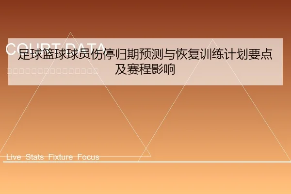 足球篮球球员伤停归期预测与恢复训练计划要点及赛程影响